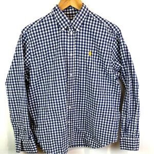 Polo Ralph Lauren Blue Checkered Shirt size XL